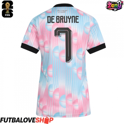 Dres Belgicko Kevin De Bruyne #7 Preč pre Ženy MS 2026 Krátky Rukáv
